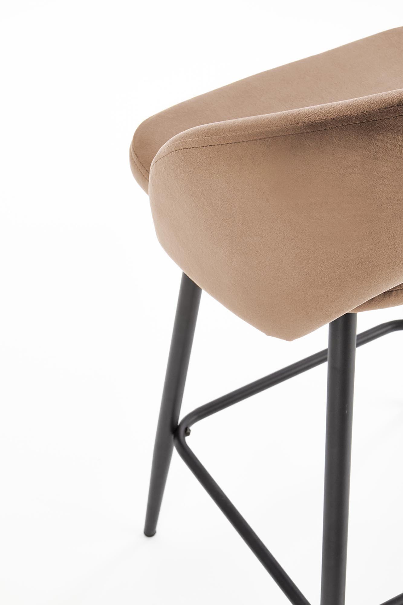 H96 bar stool, beige - Image 6