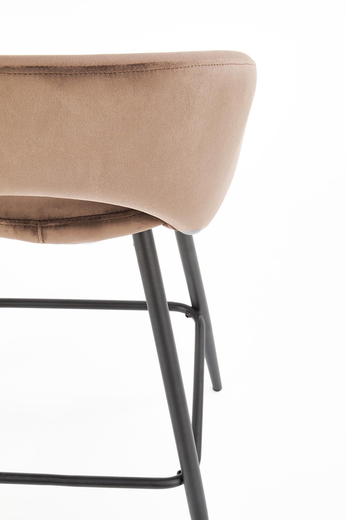 H96 bar stool, beige - Image 7