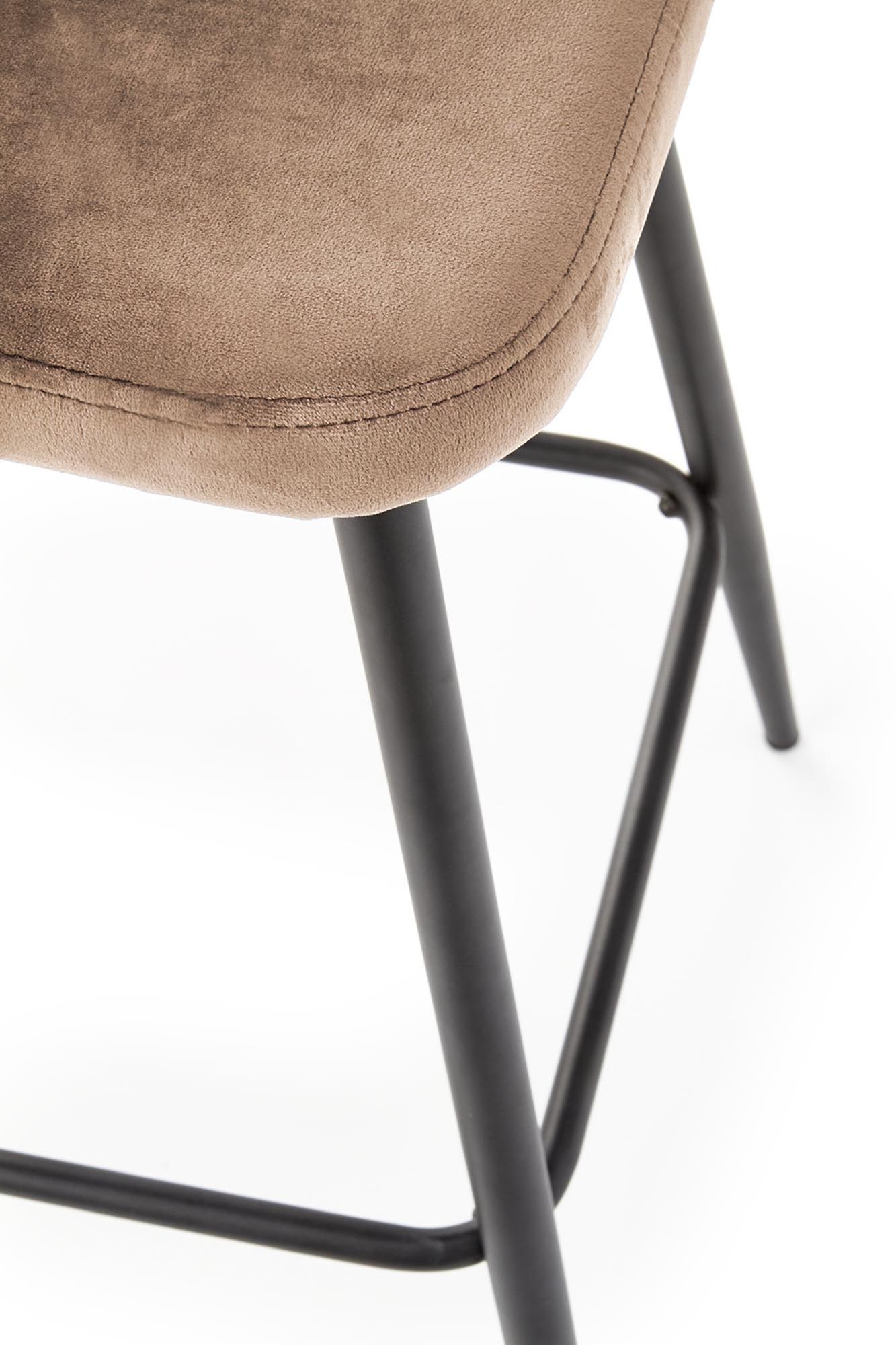 H96 bar stool, beige - Image 8