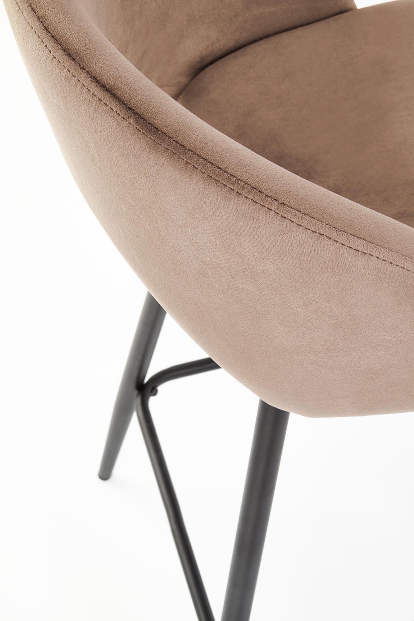H96 bar stool, beige - Image 9