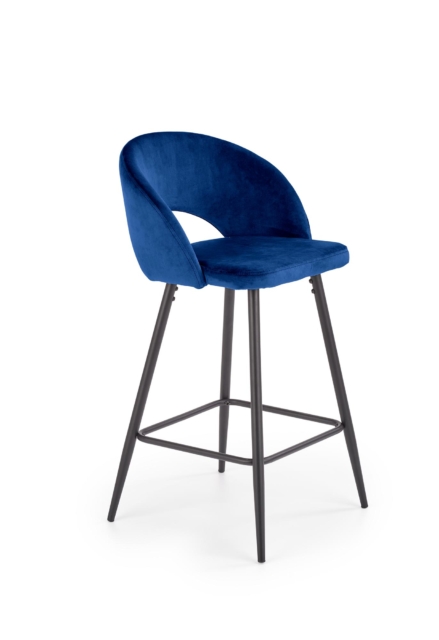 H96 bar stool, color: dark blue