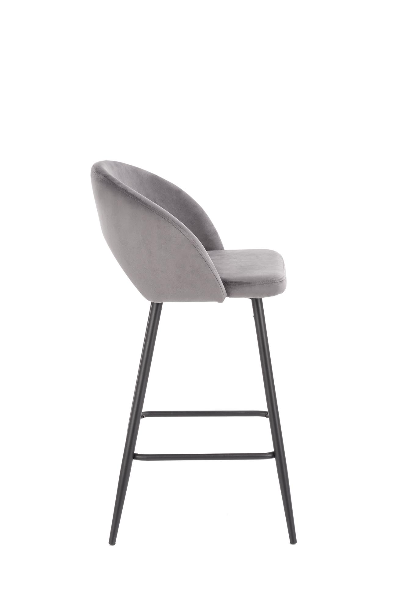 H96 bar stool, color: grey - Image 4