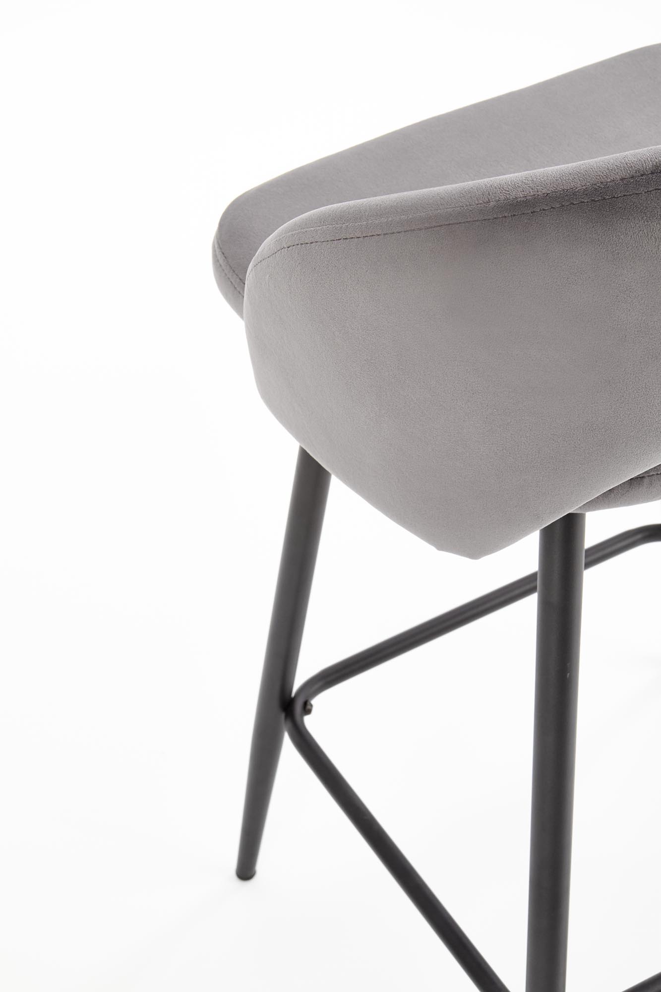 H96 bar stool, color: grey - Image 6