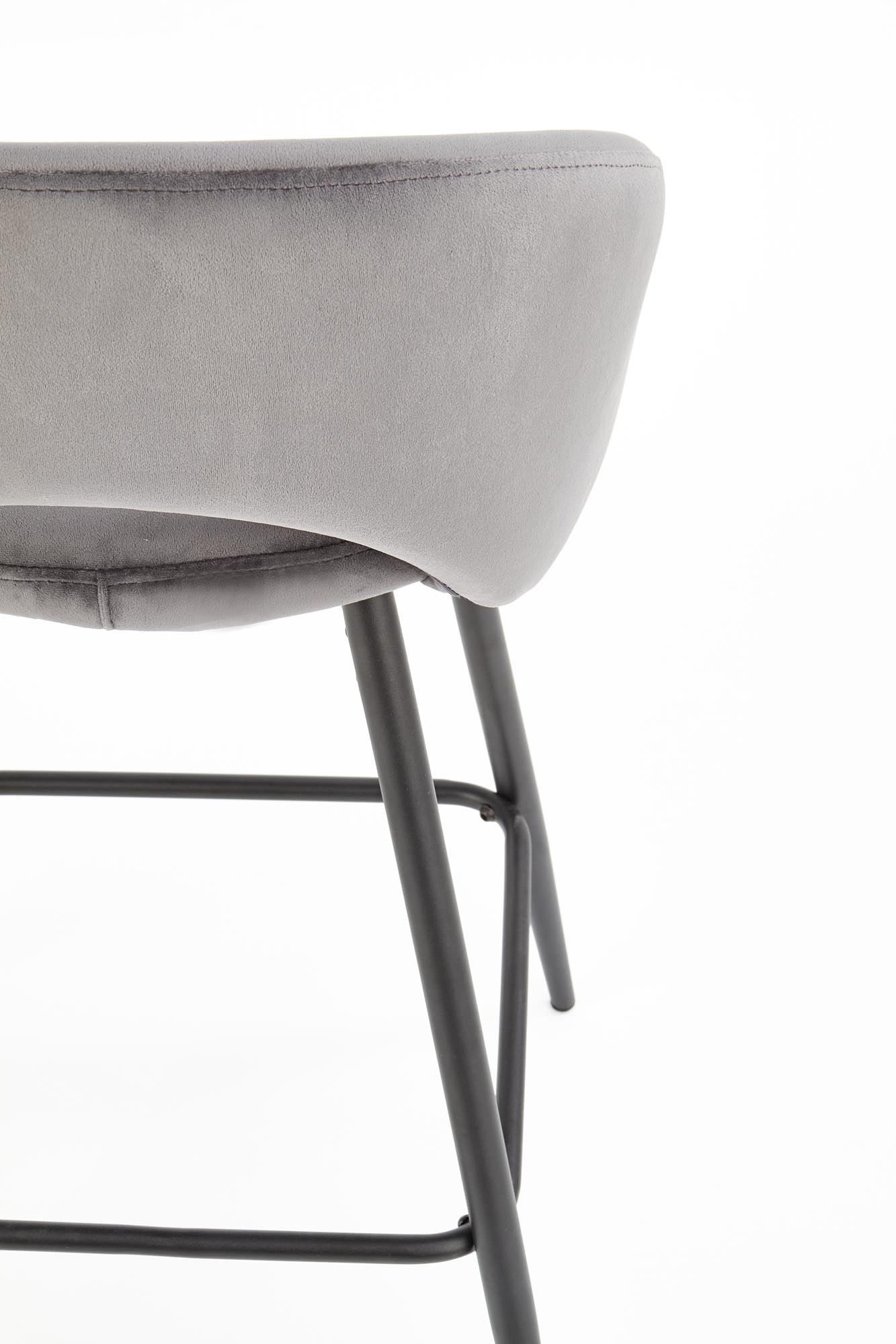 H96 bar stool, color: grey - Image 7