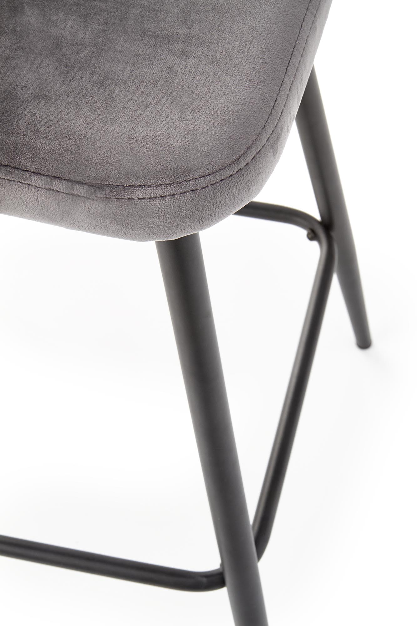 H96 bar stool, color: grey - Image 8