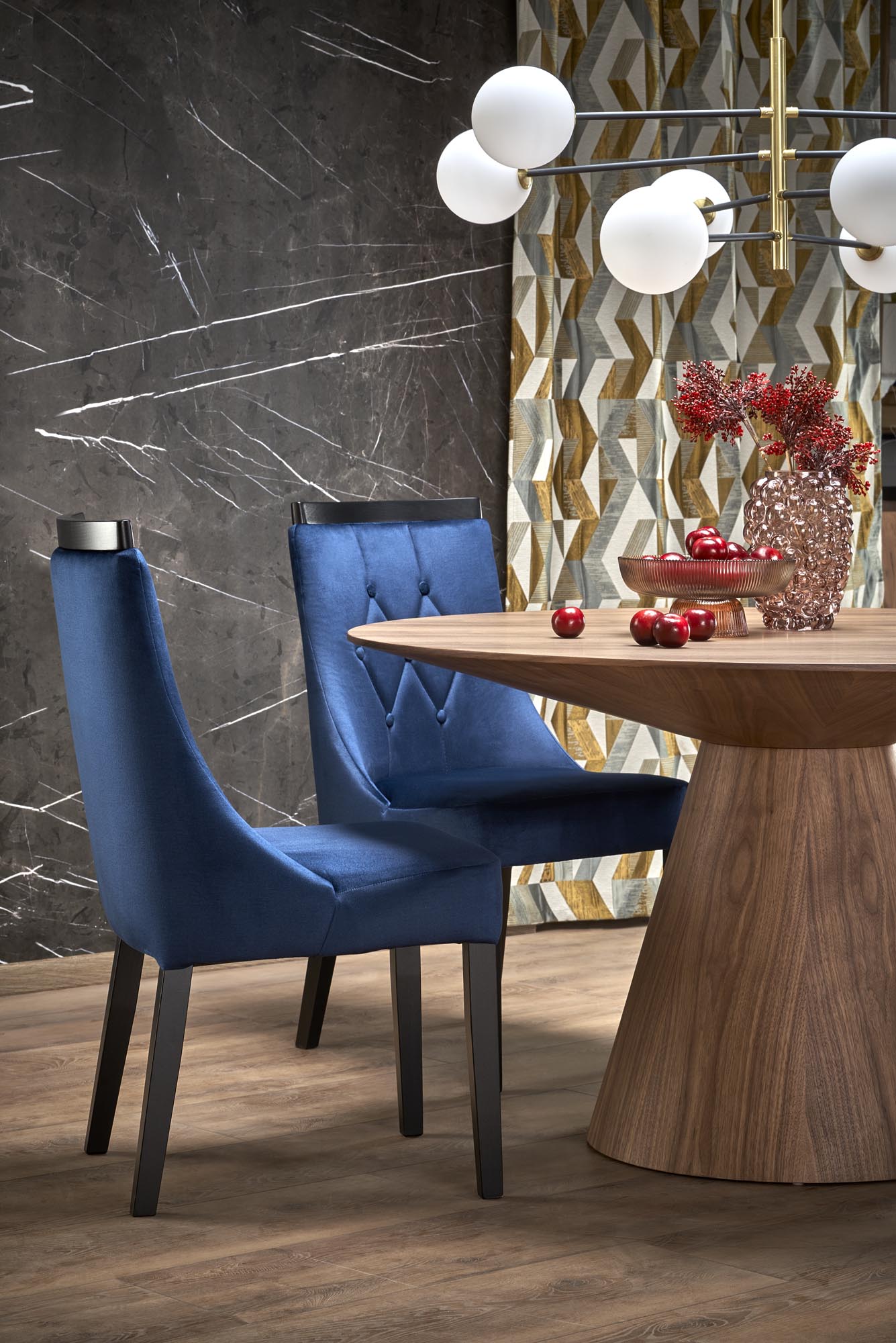 HENDERSON round table, walnut - Image 3