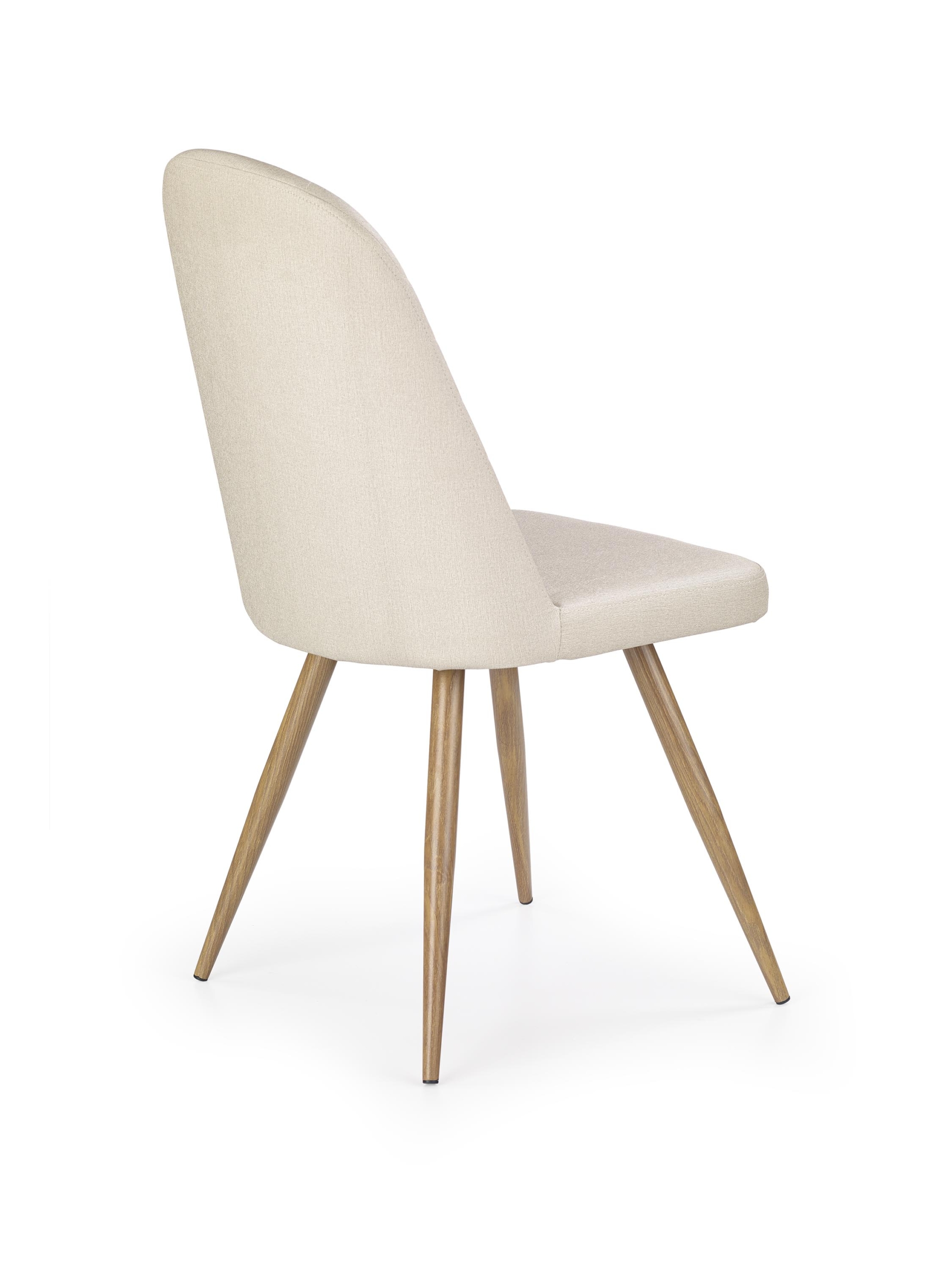 K214 chair, color: dark cream / honey oak - Image 3