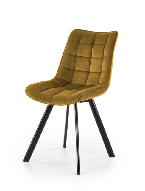 K332 chair, color: mustard