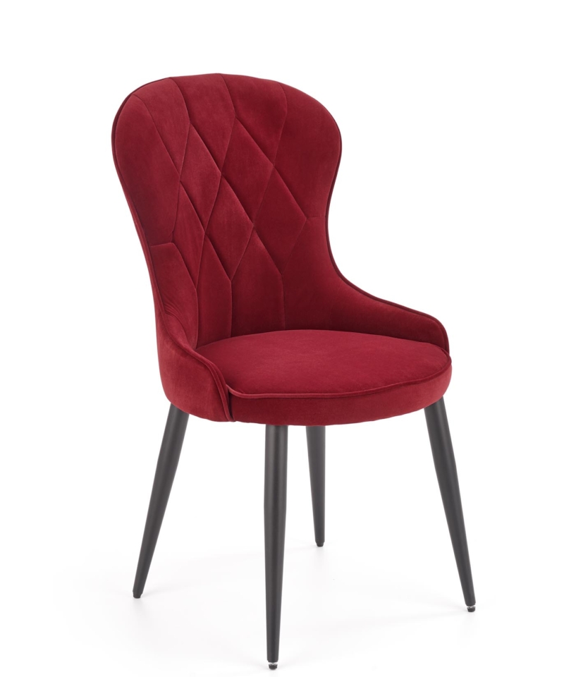 K366 chair, color: dark red