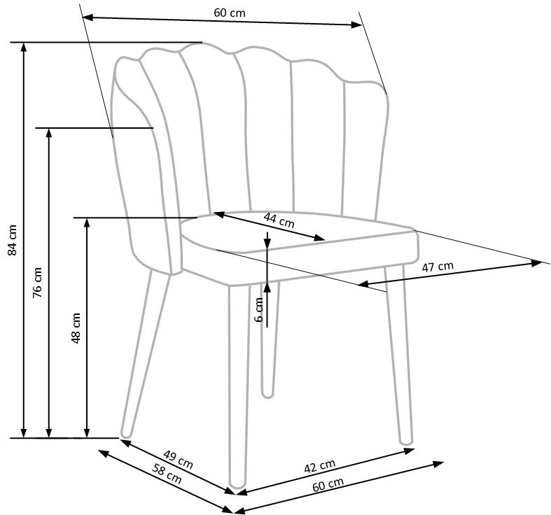 K386 chair, color: grey - Image 14
