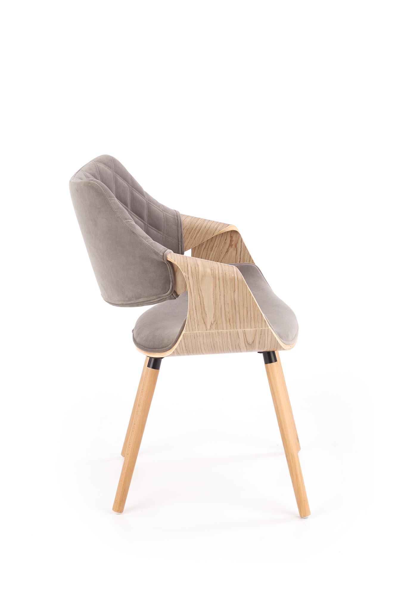 K396 chair, color: light oak / grey - Image 6