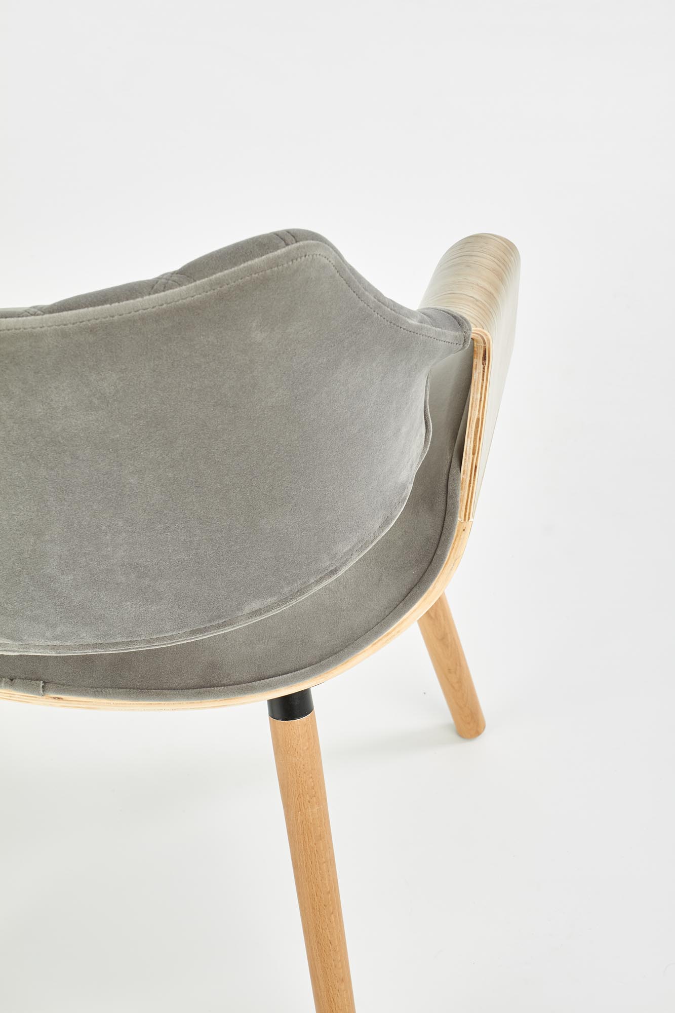 K396 chair, color: light oak / grey - Image 11