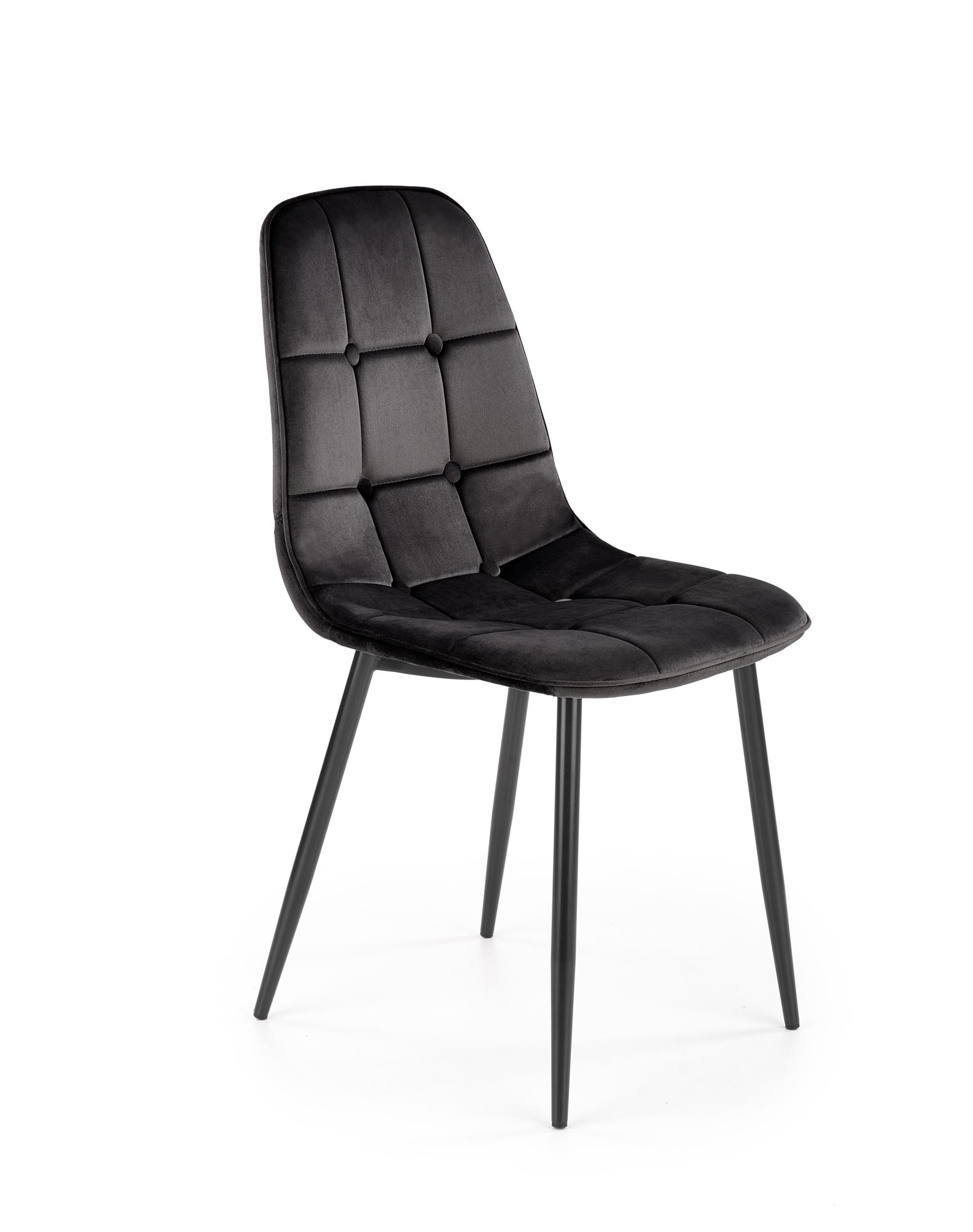 K417 chair, black velvet