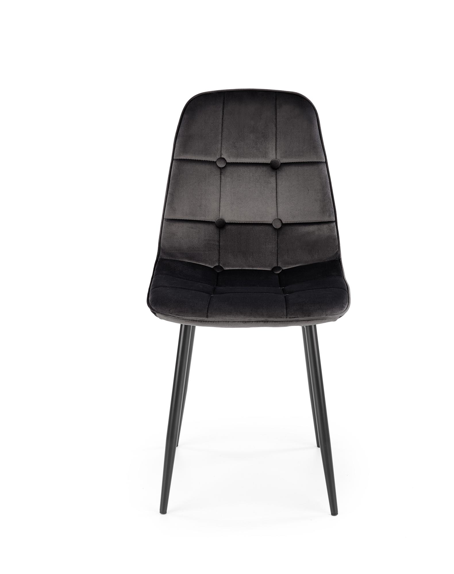 K417 chair, black velvet - Image 5