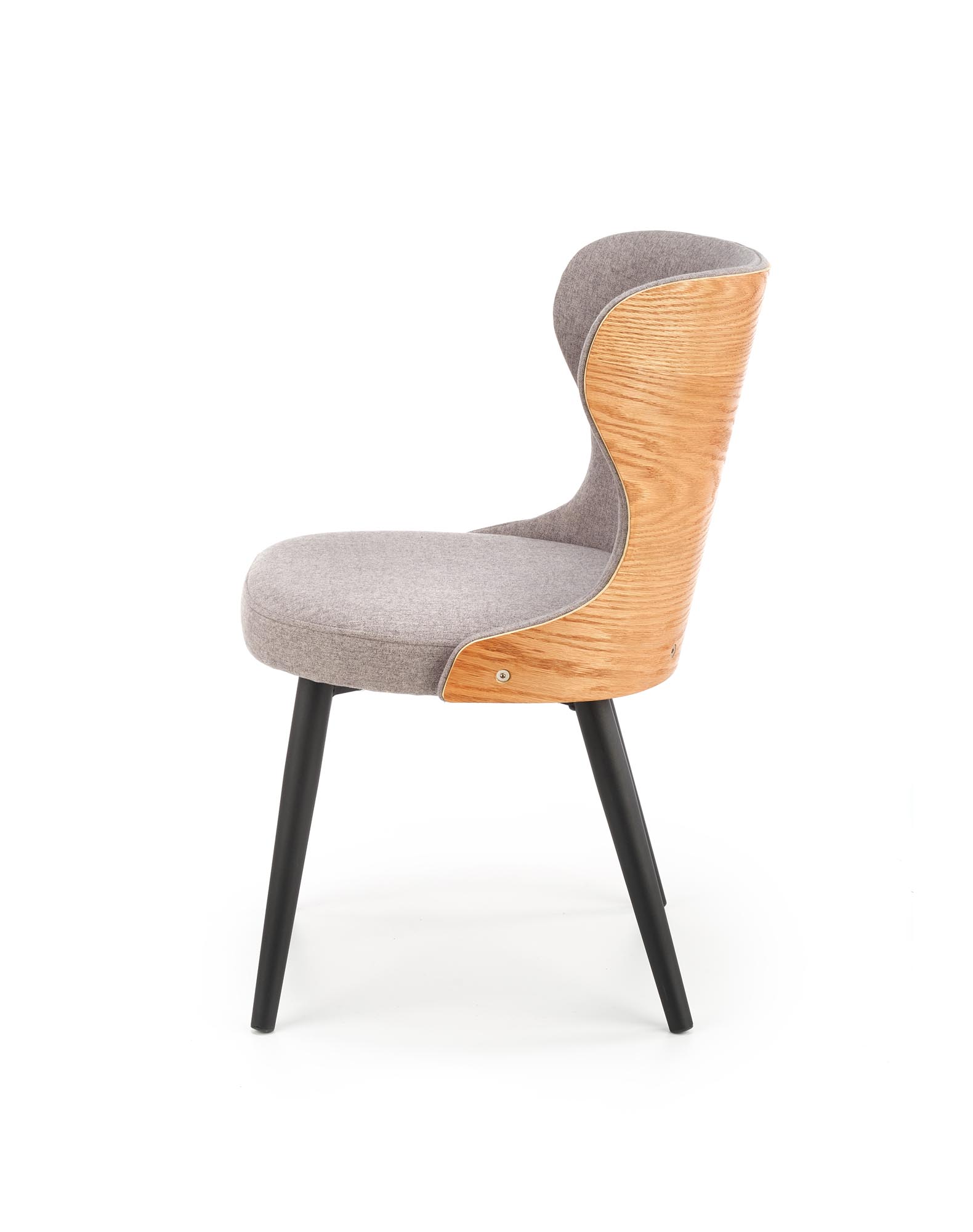 K452 chair color: grey / natural oak - Image 6