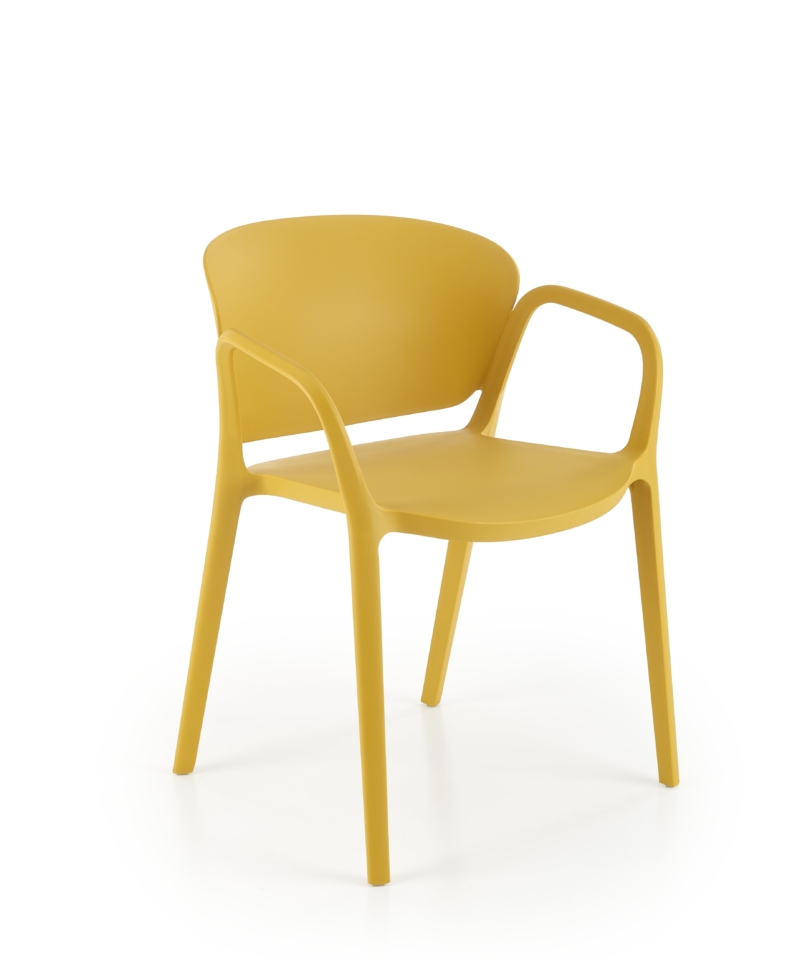 K491 chair, mustard