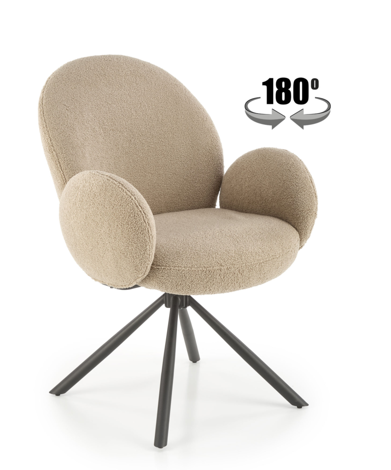 K498 chair, cappuccino