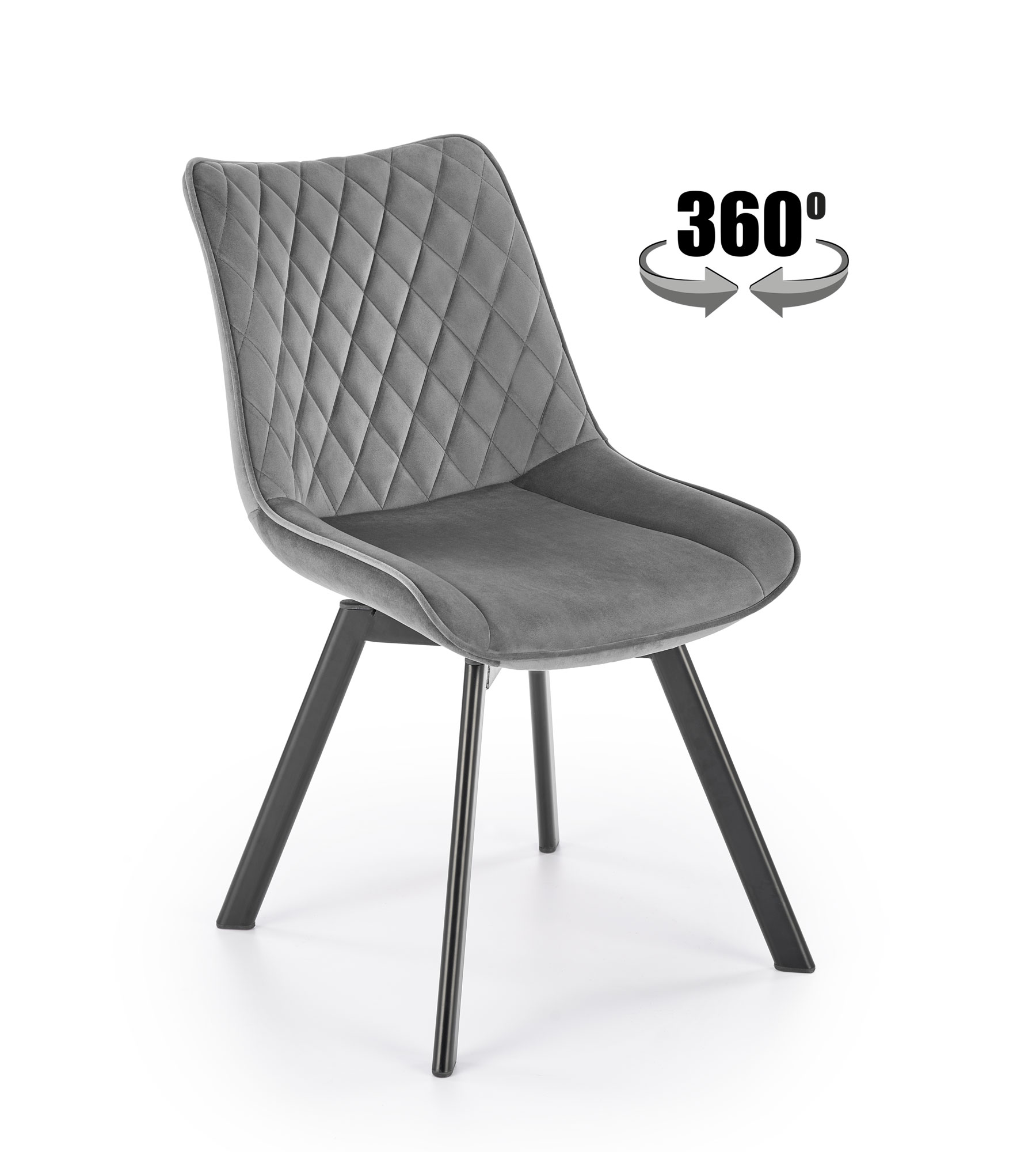 K520 chair, black / dark grey