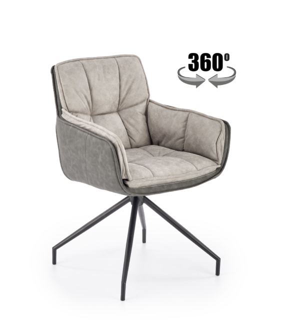 K523 chair, grey / dark grey