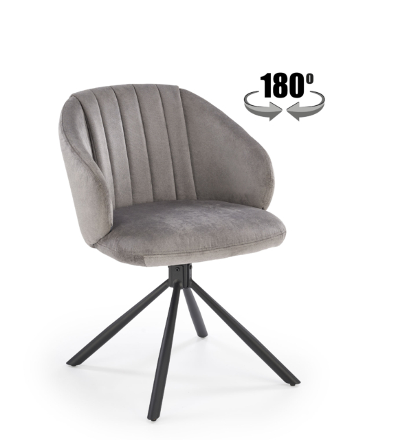 K533 chair, black / grey