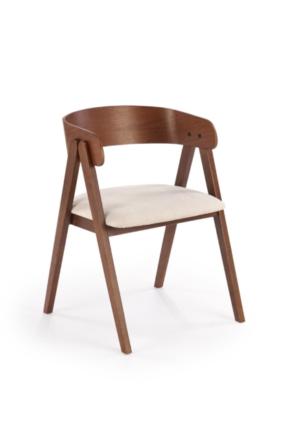 K562 chair, walnut / light beige