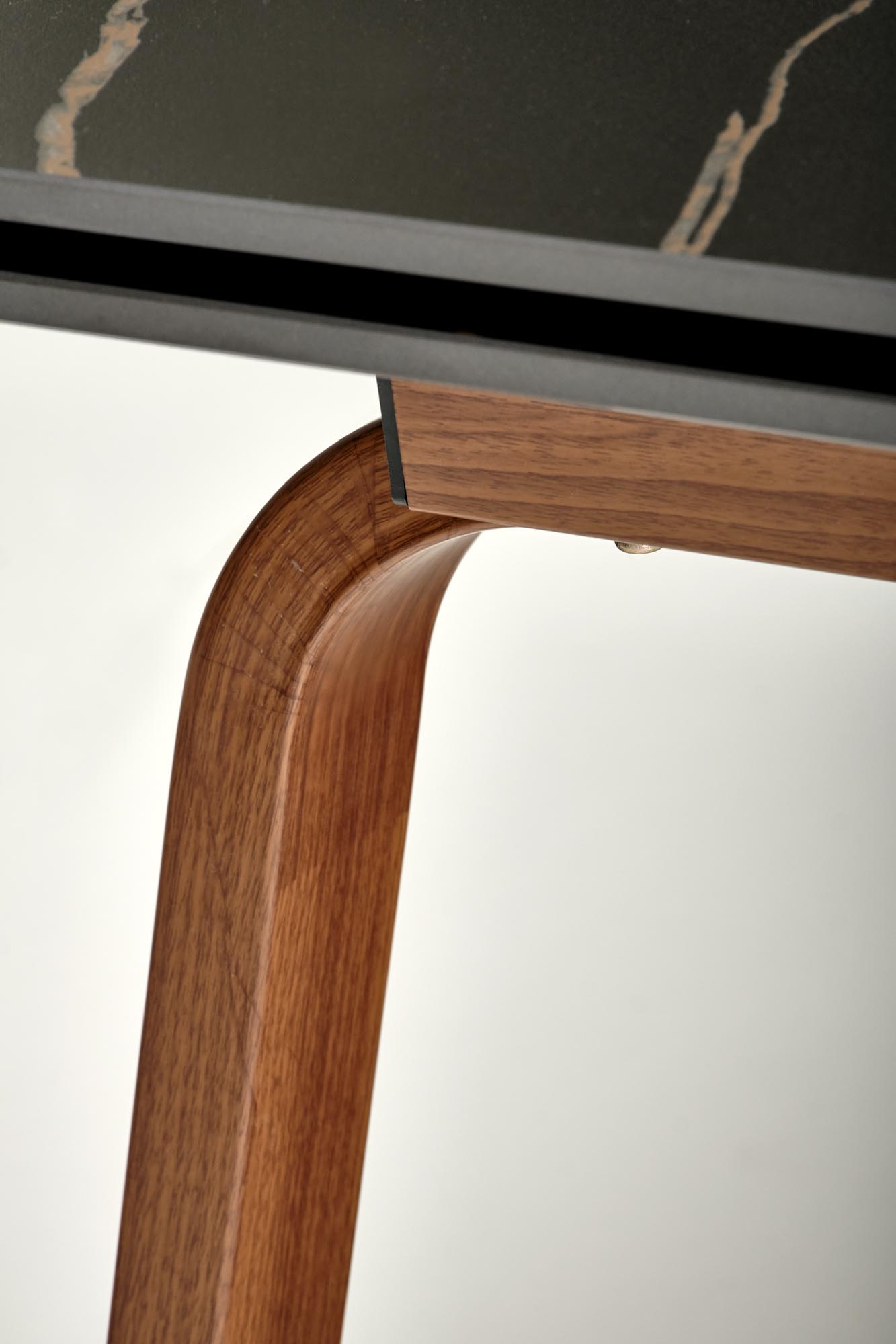 LOZANO extension table, black marble / walnut - Image 3