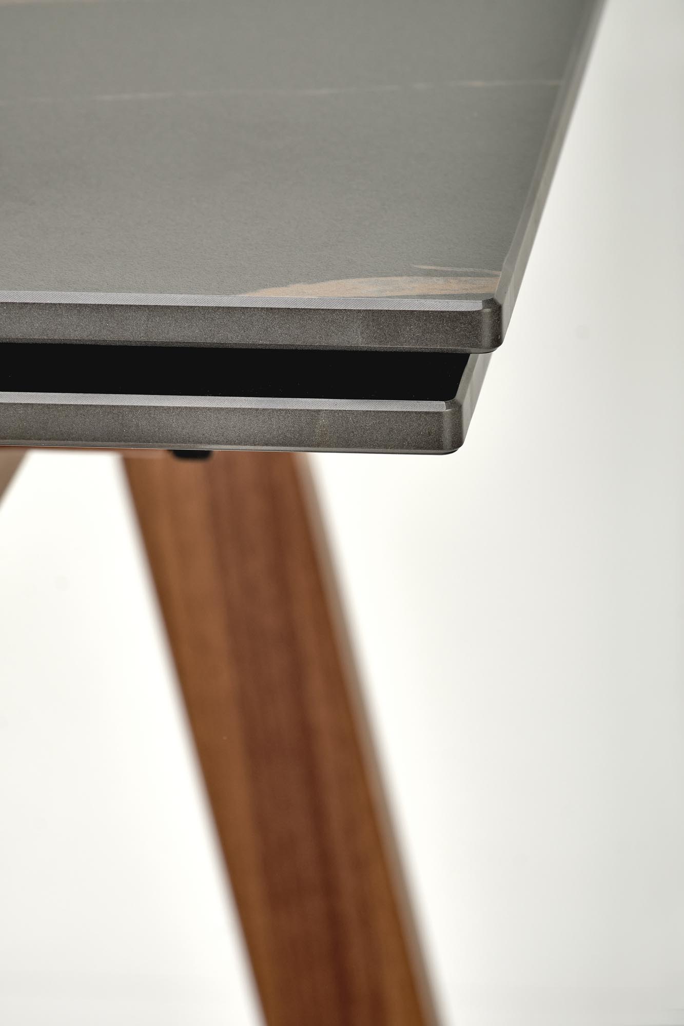 LOZANO extension table, black marble / walnut - Image 19