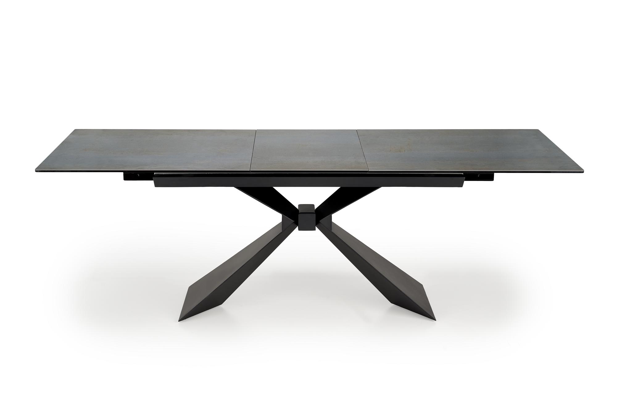 LUCIANO extension table, blue marble / black - Image 7