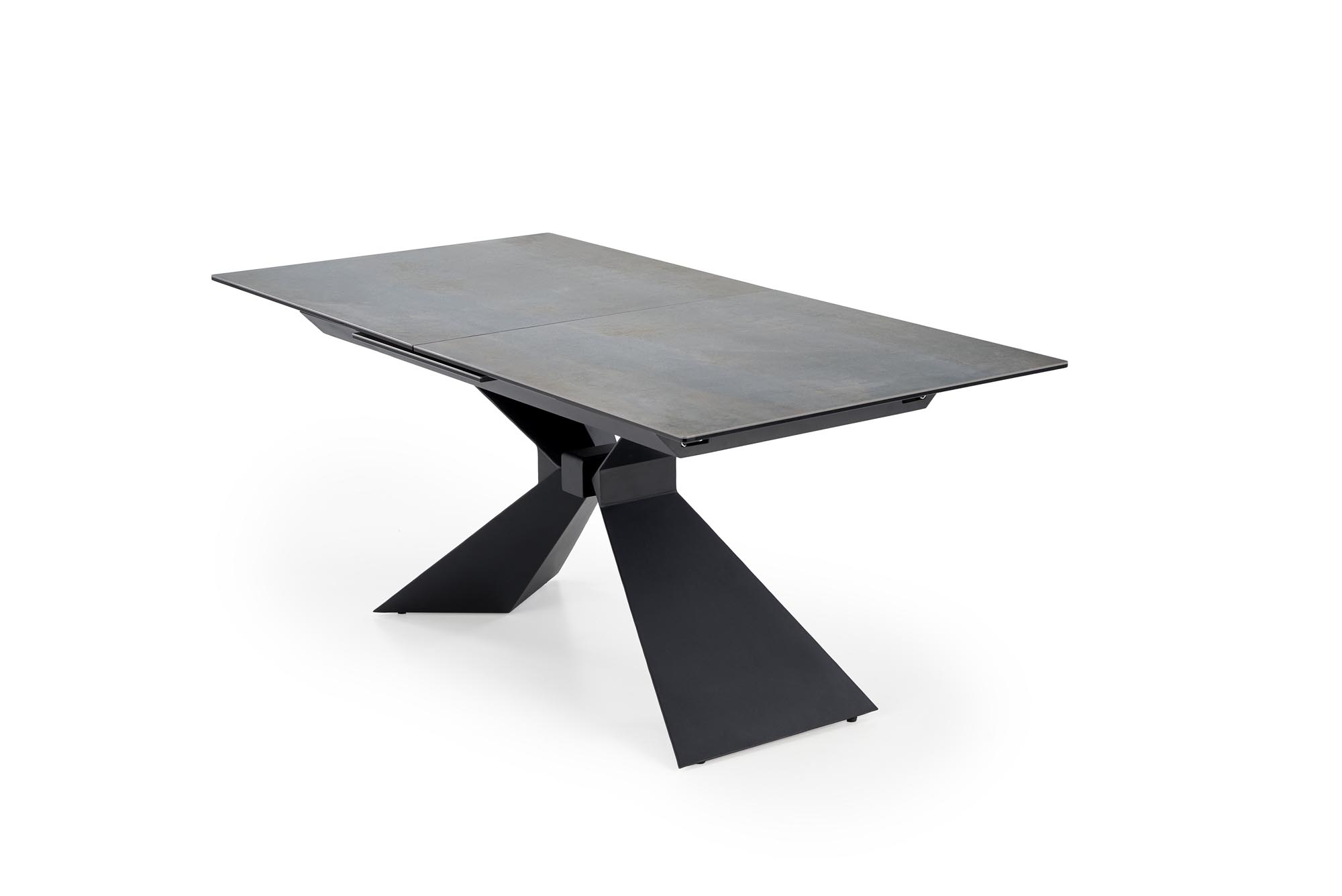 LUCIANO extension table, blue marble / black - Image 11