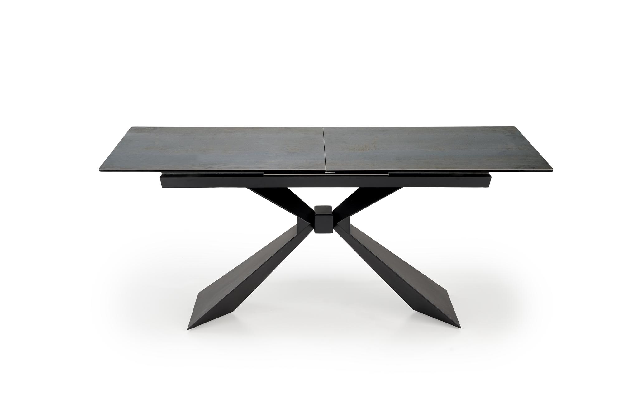 LUCIANO extension table, blue marble / black - Image 12