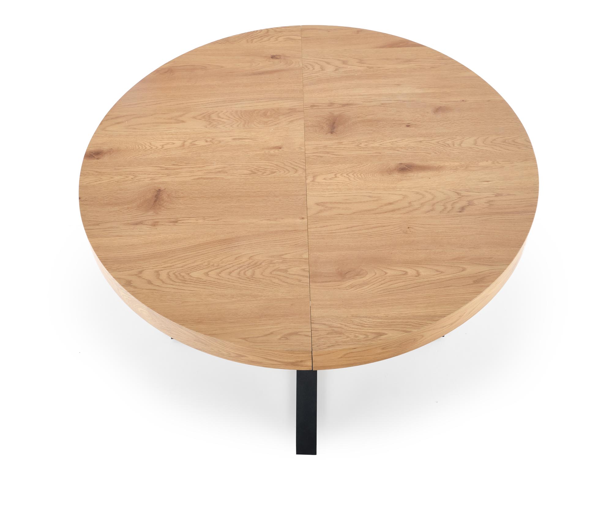 MERCY extension table, color: top - golden oak, legs - black - Image 7