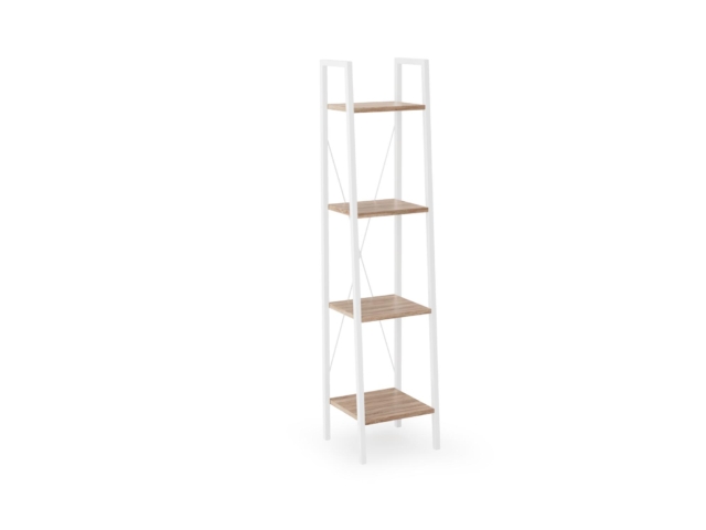NARVIK REG1 shelving white / sonoma oak
