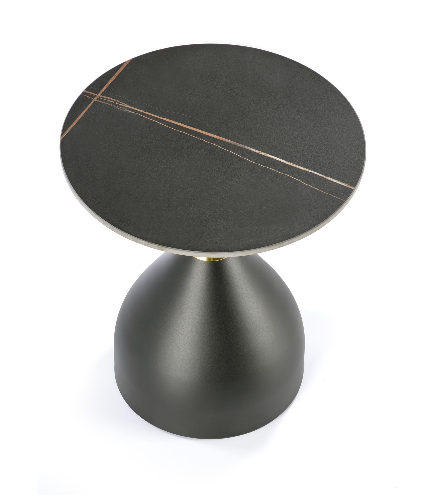 SCALITA coffee table, black marble / black / gold - Image 9