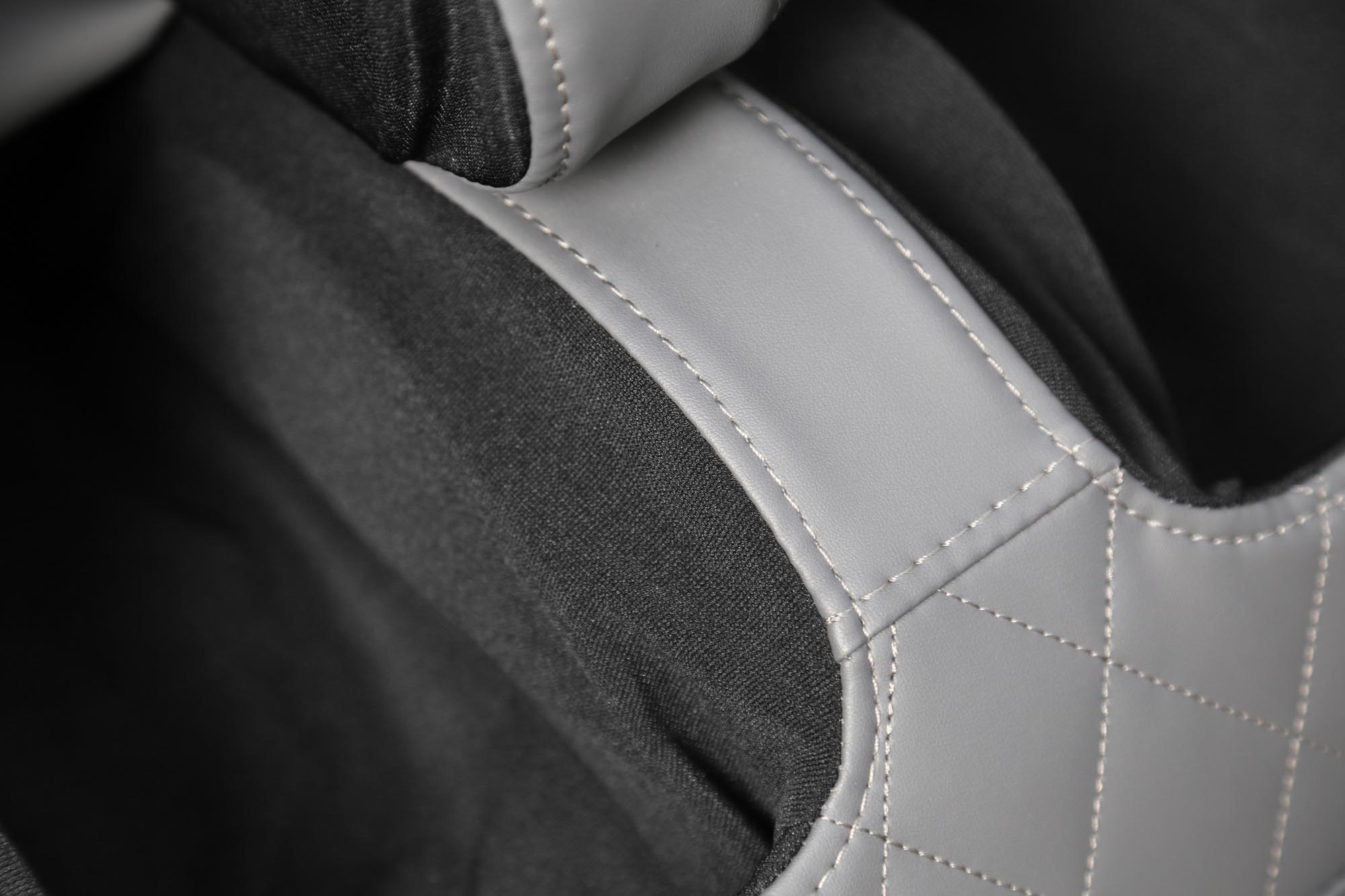 SOLARIA massage chair / heating function / colors: cream / grey / gold - Image 7