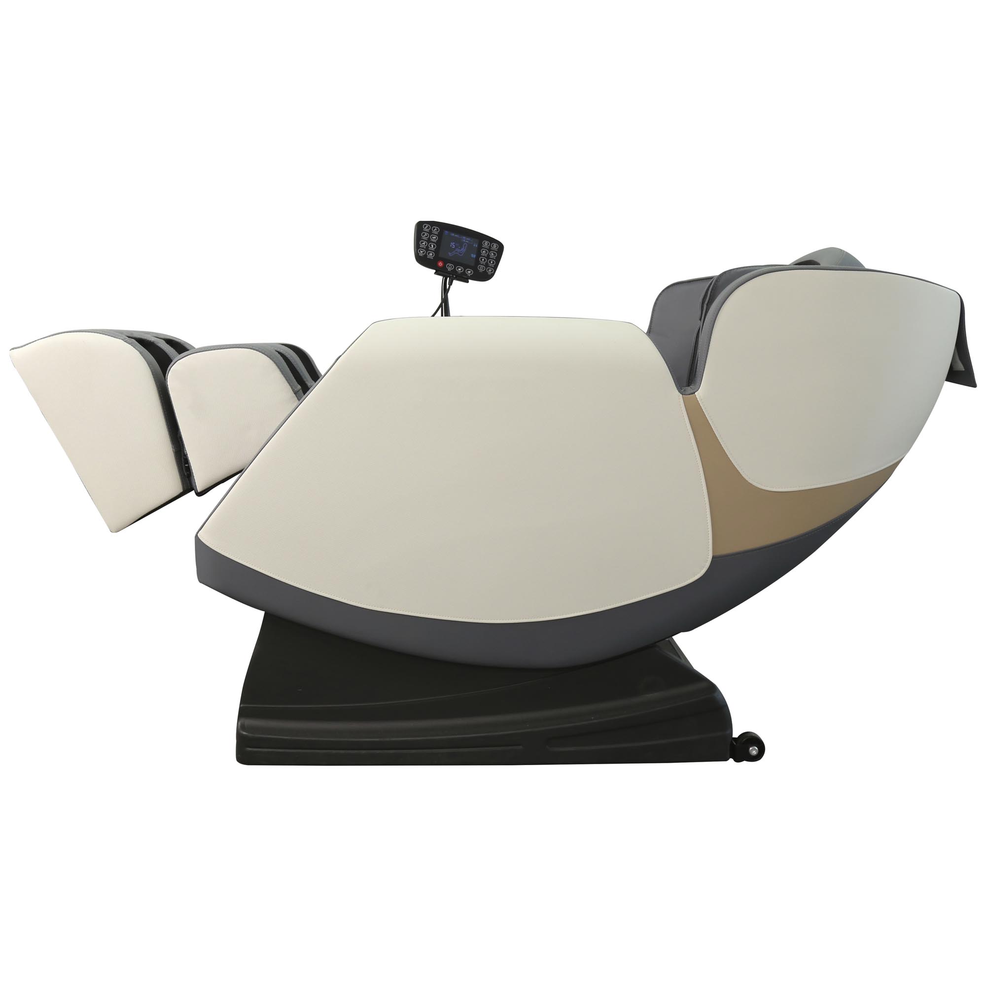 SOLARIA massage chair / heating function / colors: cream / grey / gold - Image 13