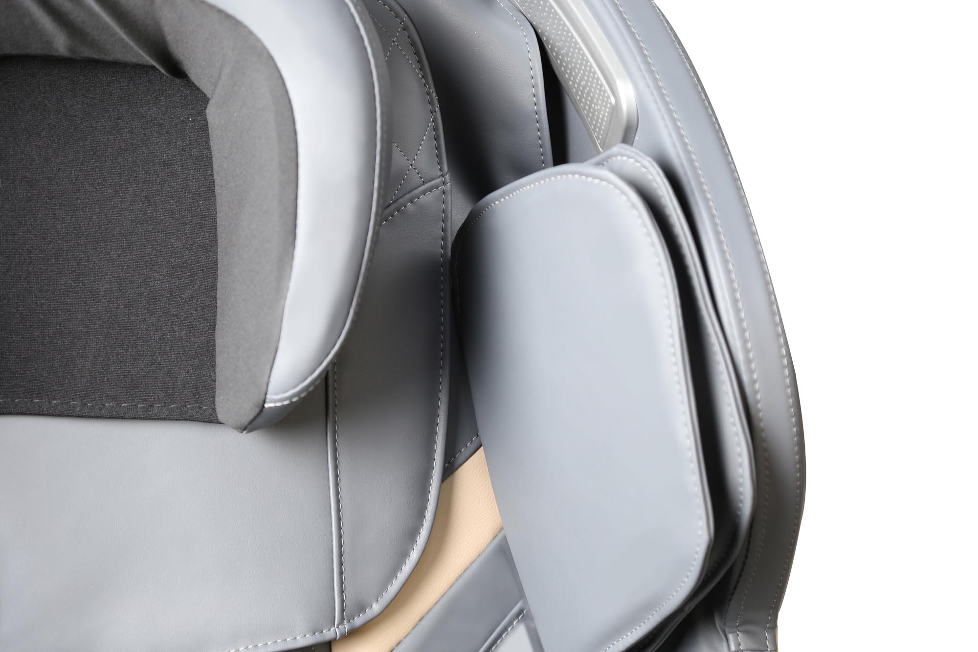 SOLARIA massage chair / heating function / colors: cream / grey / gold - Image 16