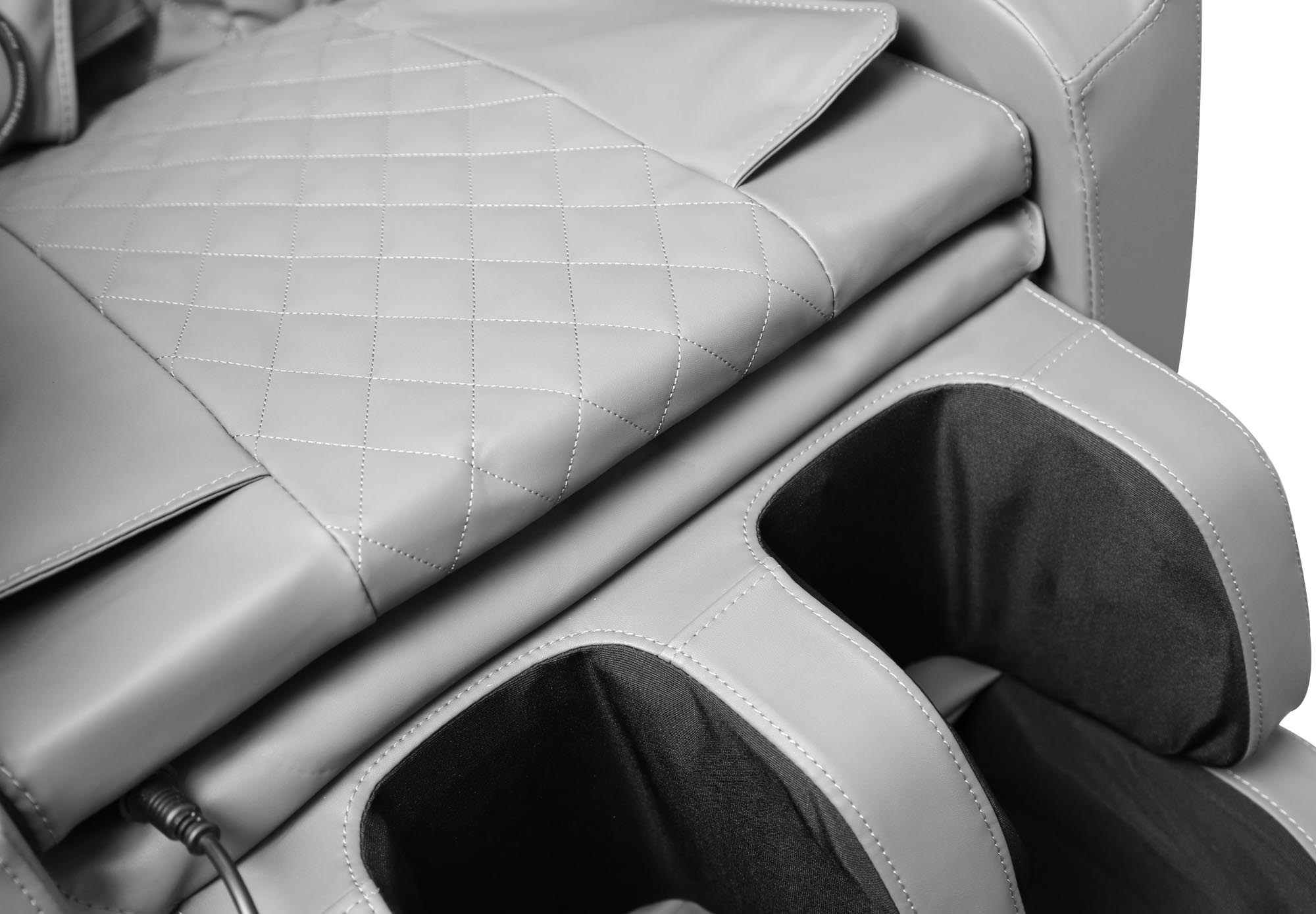 SOLARIA massage chair / heating function / colors: cream / grey / gold - Image 18