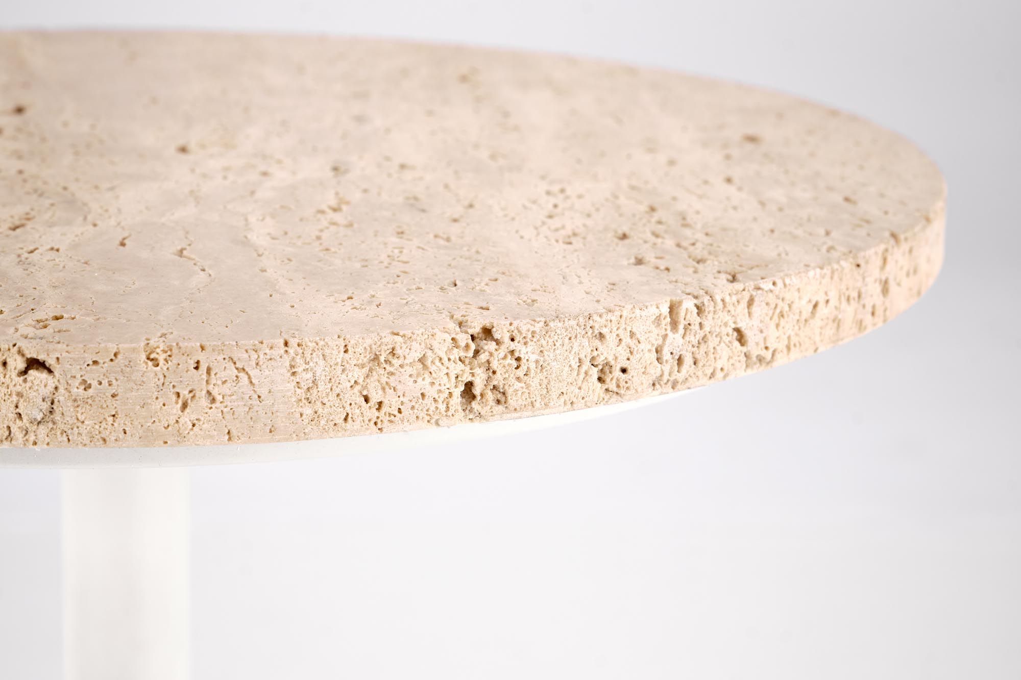 TRAVERSO c. table, color travertine / white - Image 5