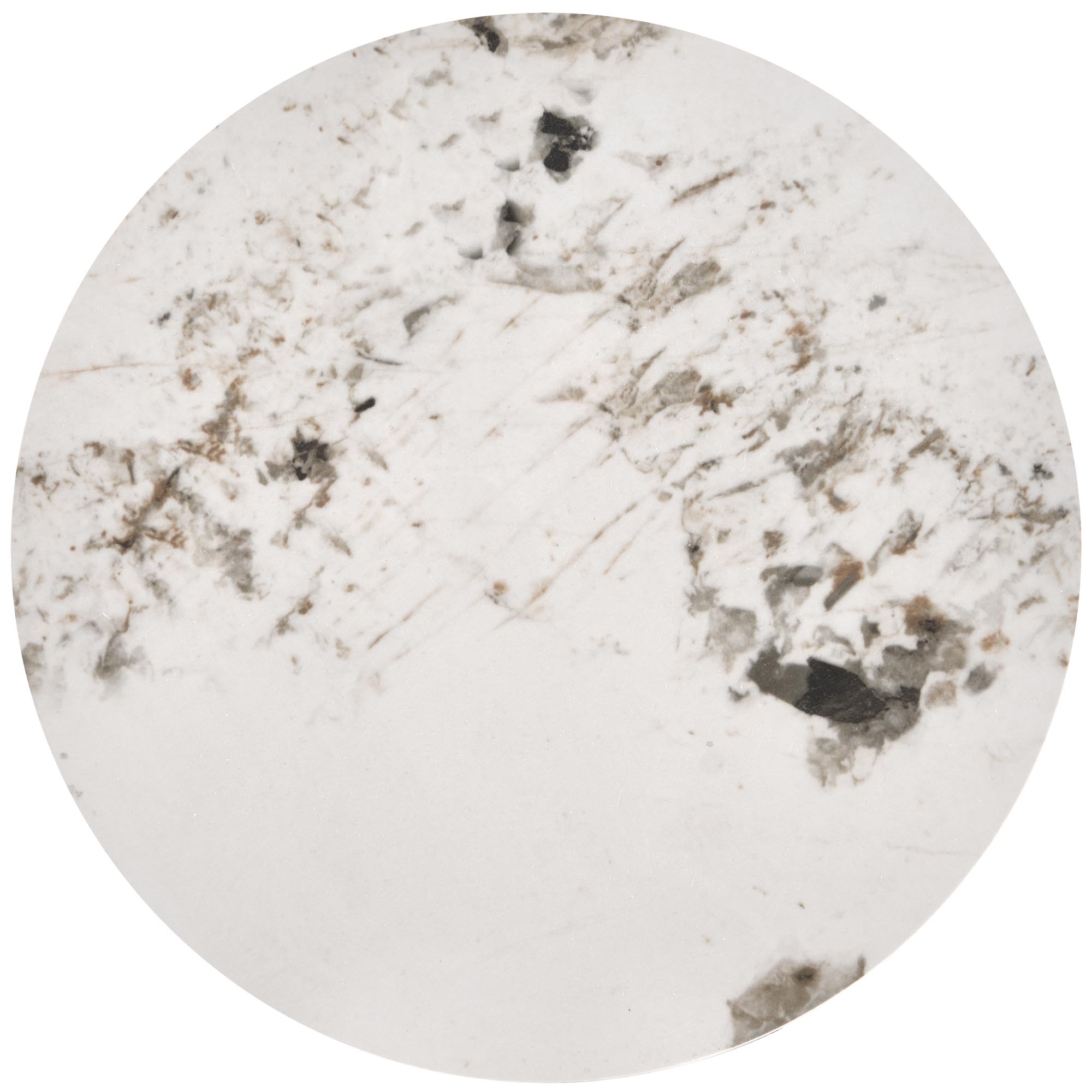 VERDE coffee table, white marble / white - Image 3