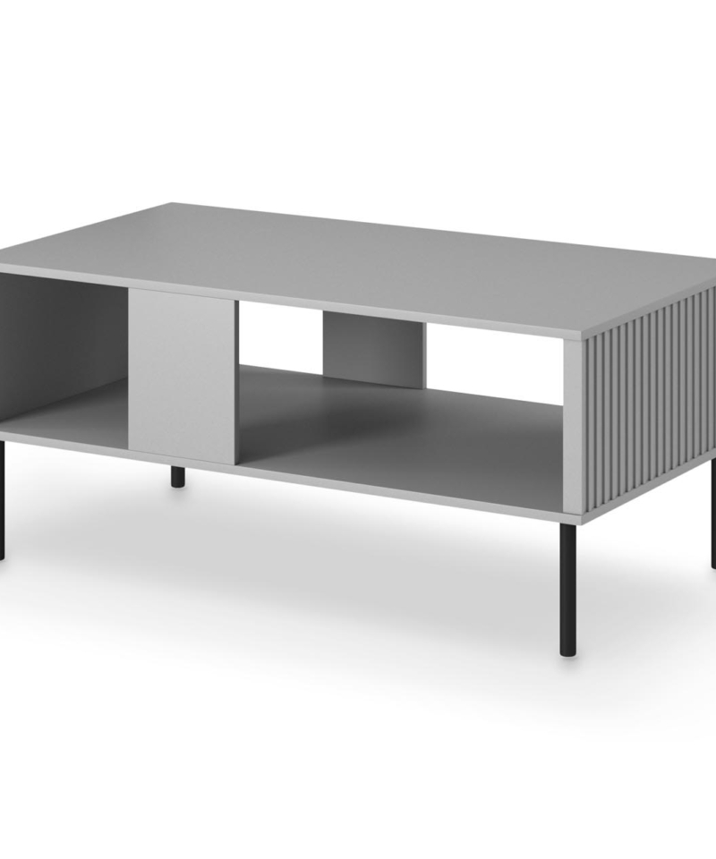 ASENSIO LAW-1 coffee table, light grey / black