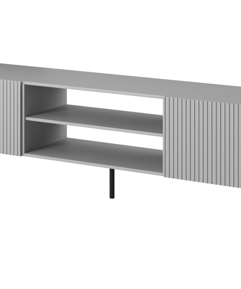 ASENSIO RTV-1 TV stand, light grey / black