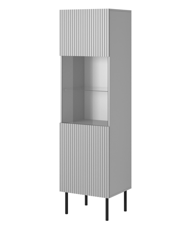 ASENSIO KM-1 display cabiner, light grey / black