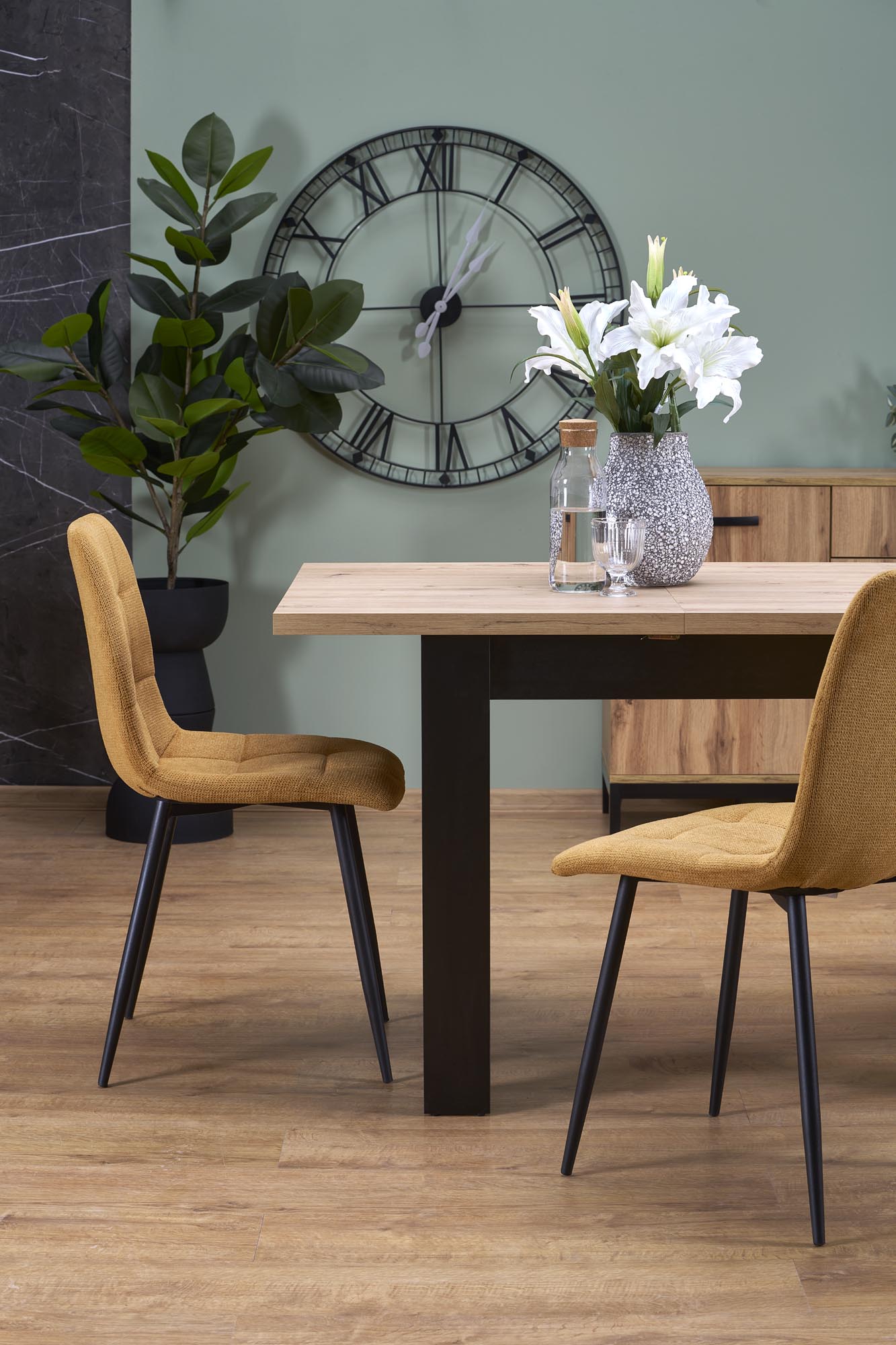 BAGIO extension table, atisan oak / black - Image 11