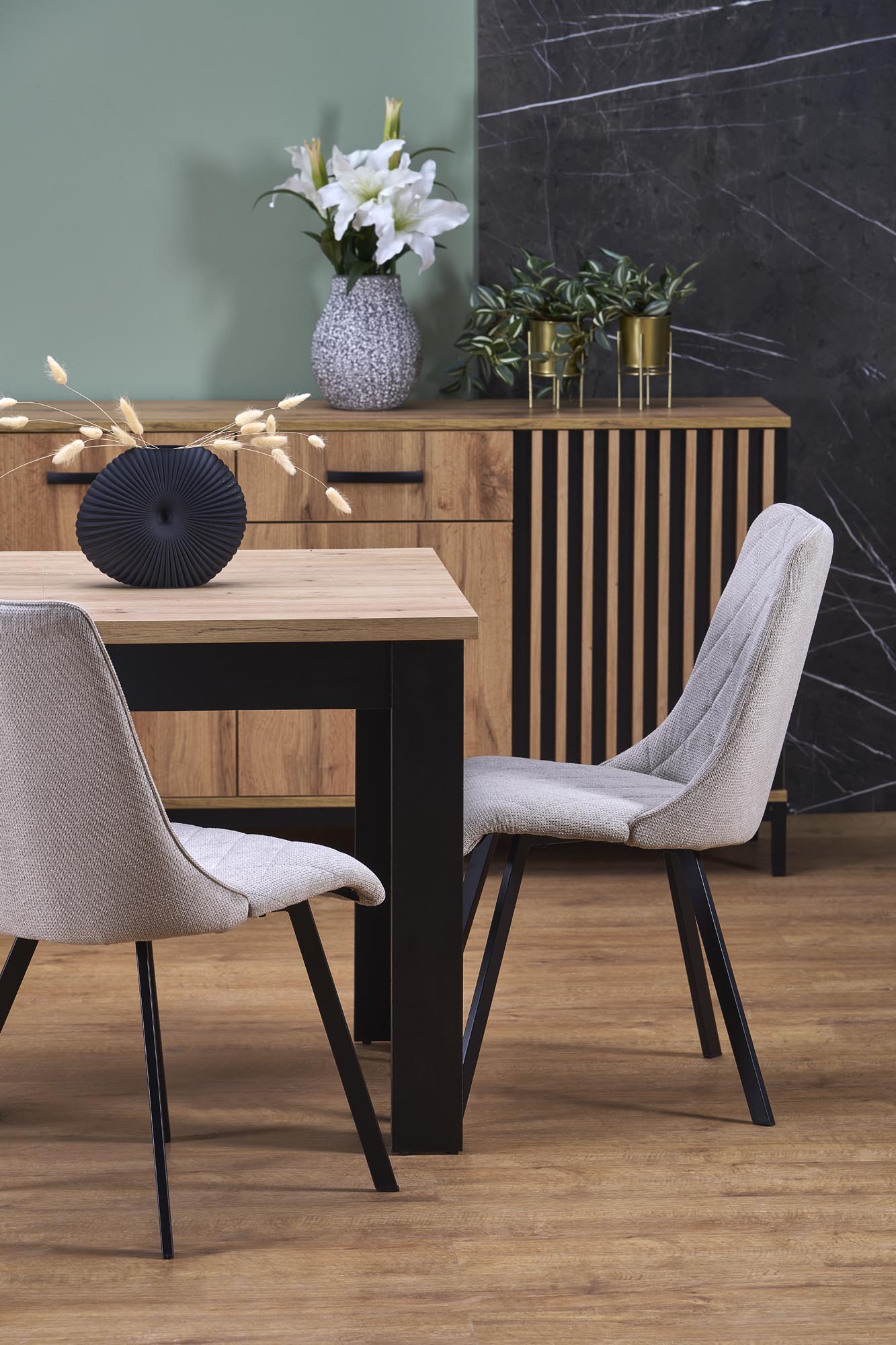 BAGIO extension table, atisan oak / black - Image 15