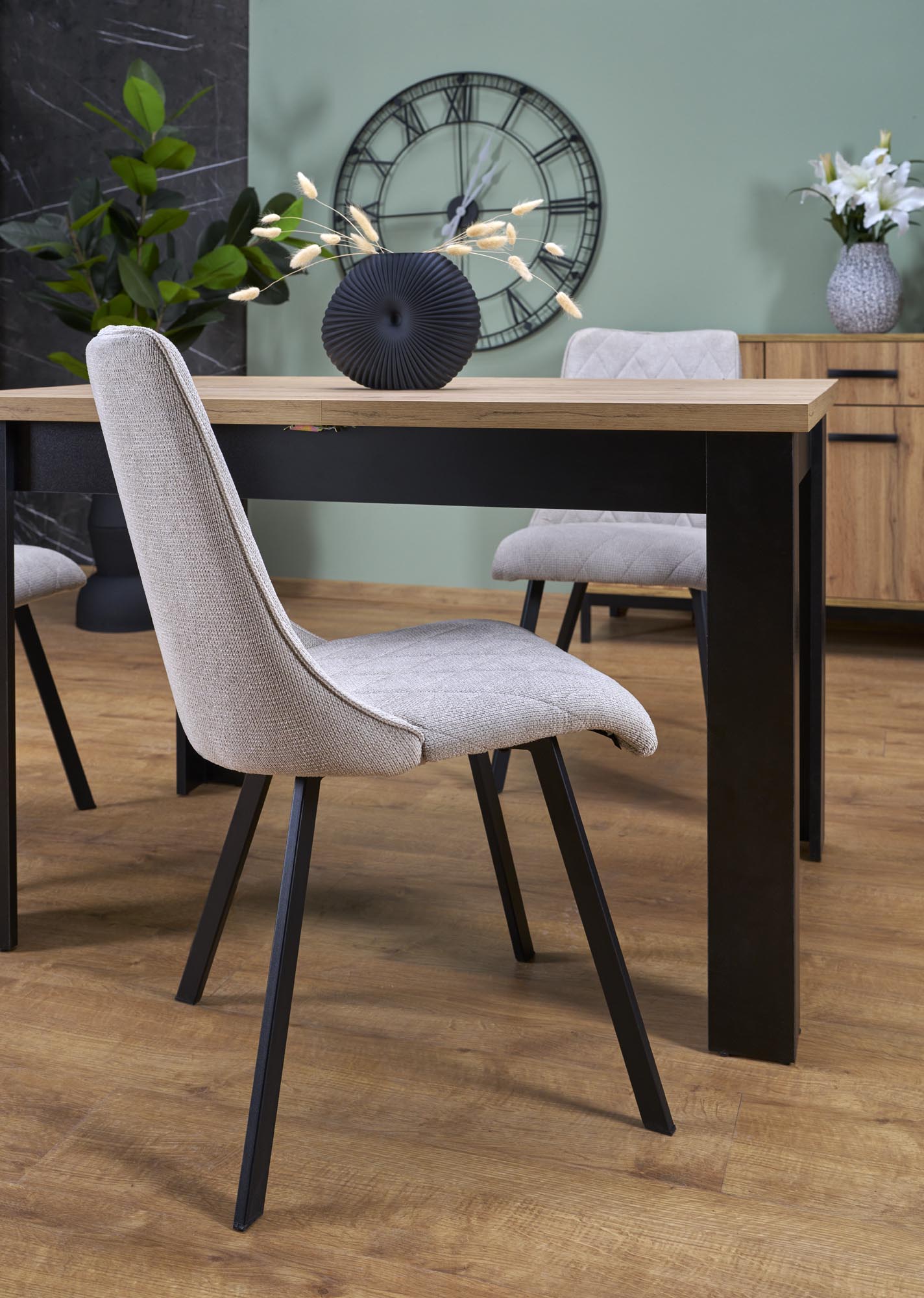 BAGIO extension table, atisan oak / black - Image 16