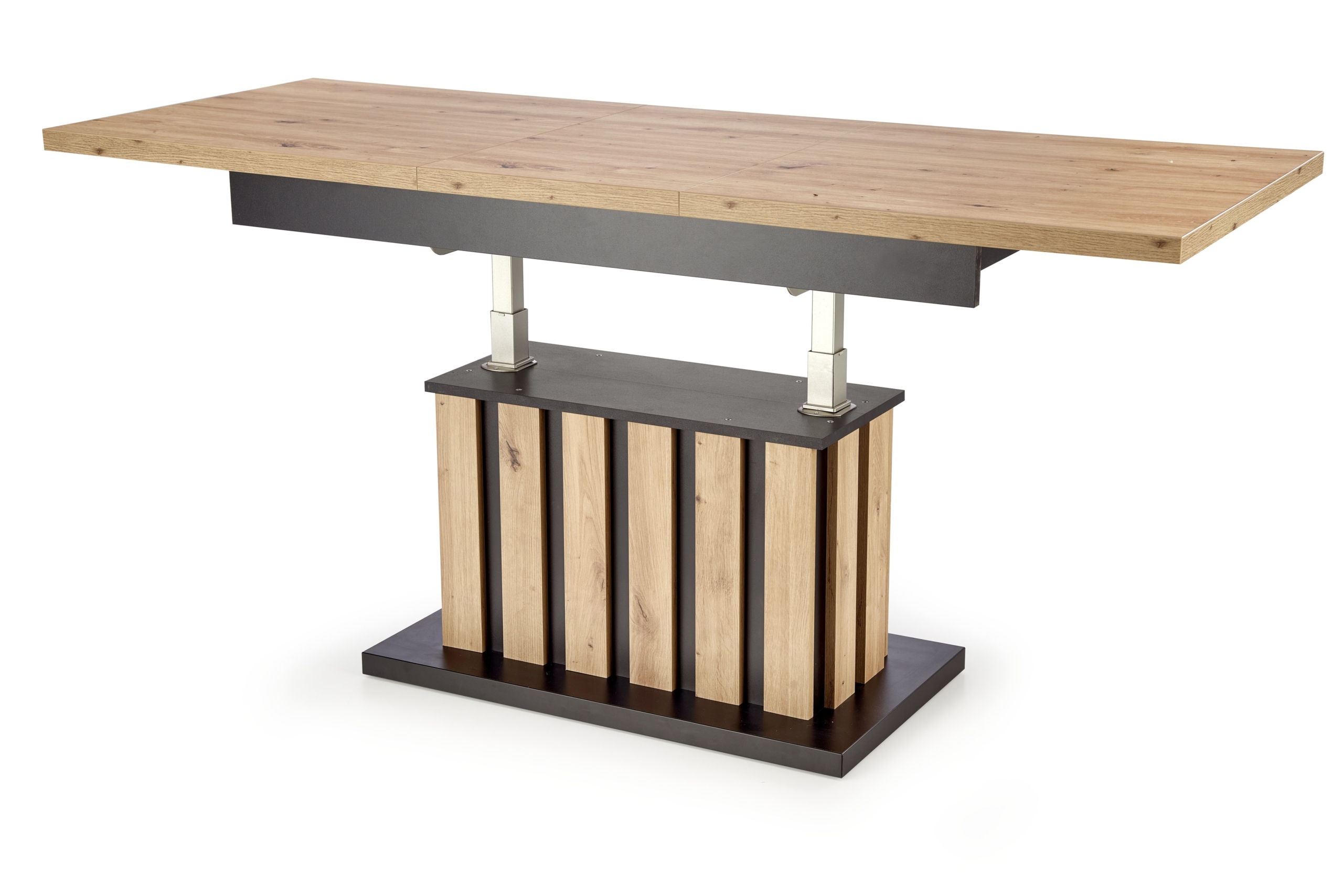 BARETTI coffee table, artisan oak / black - Image 4