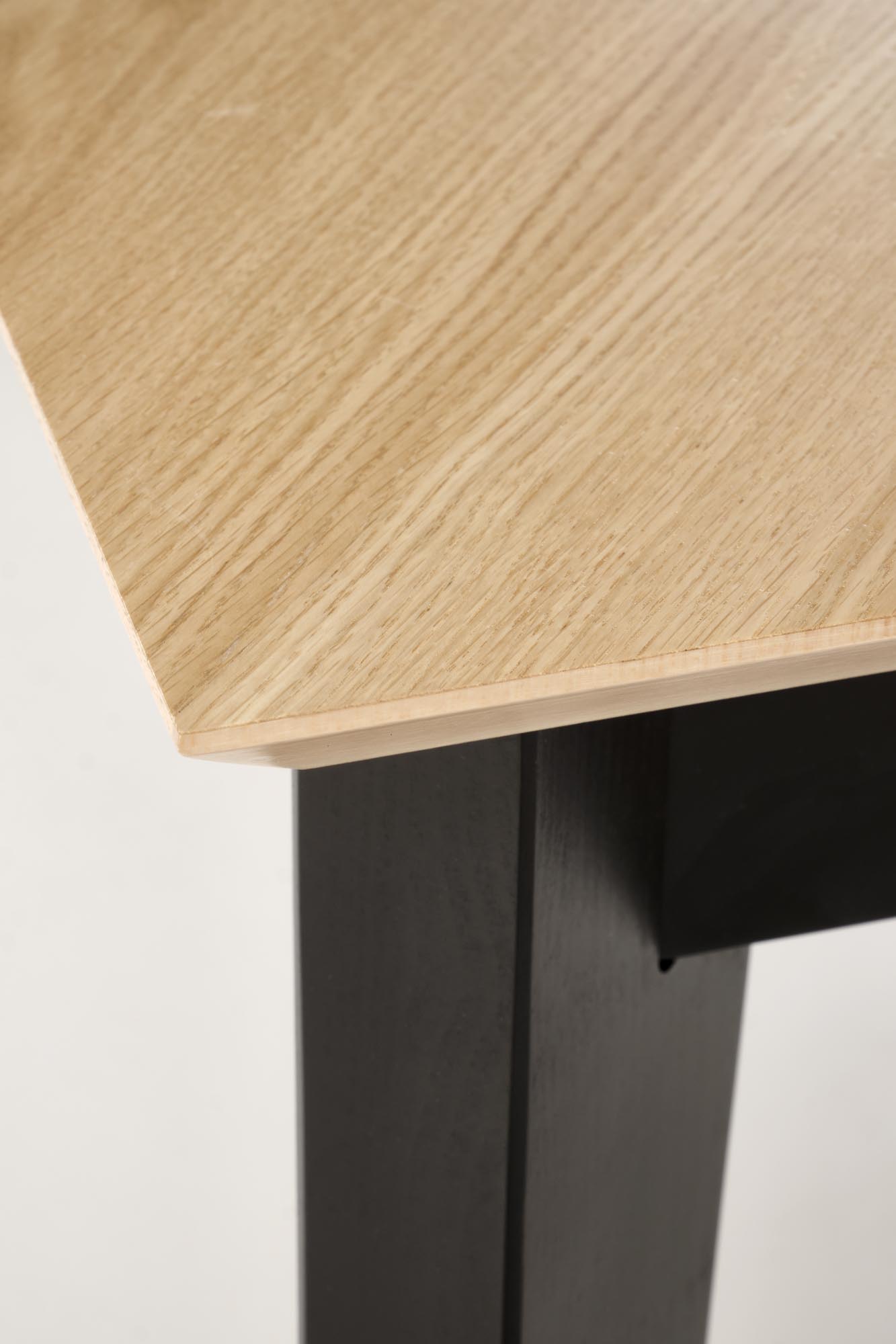 EDMONDO table natural oak / black - Image 5
