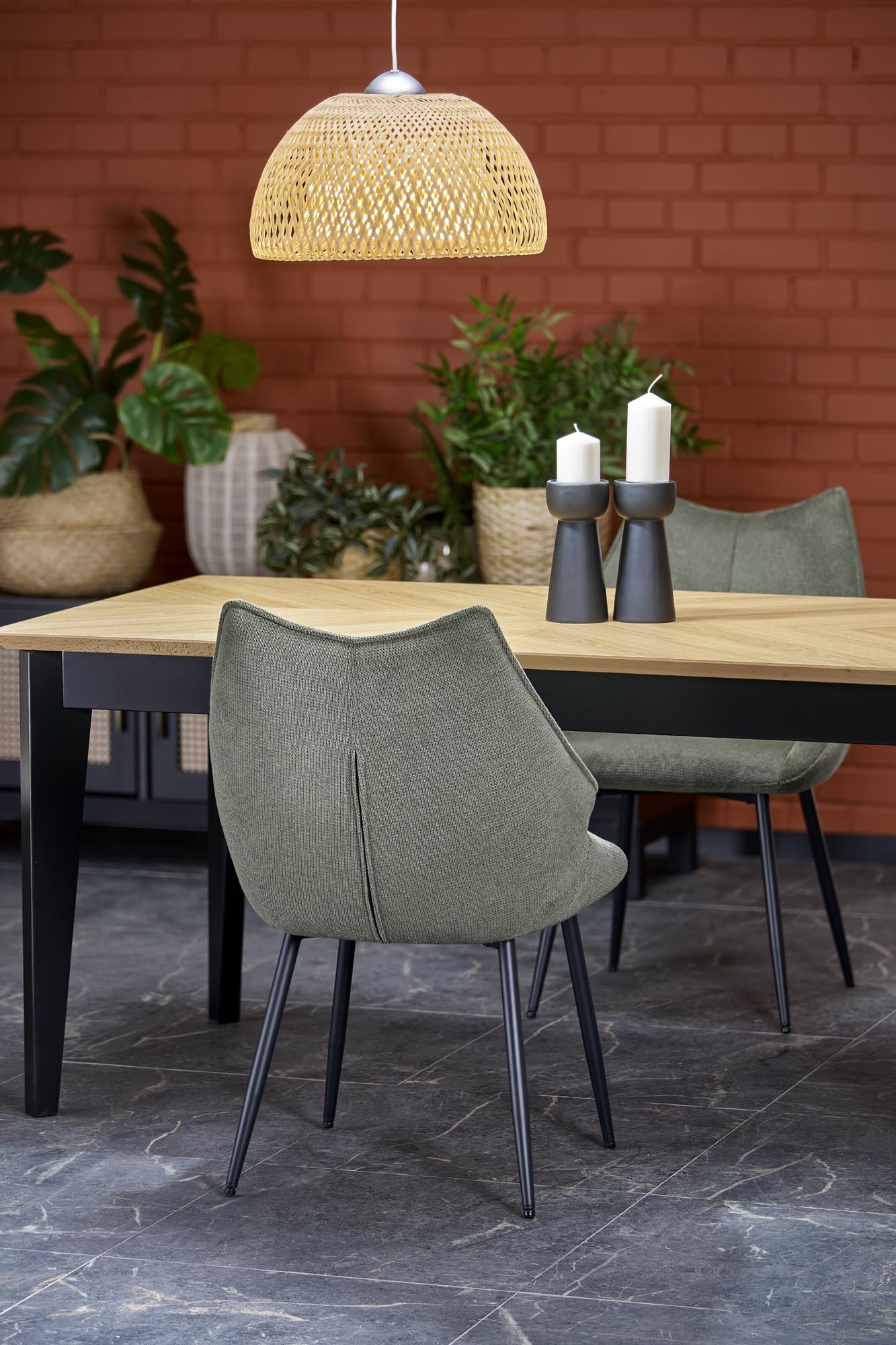 EDMONDO table natural oak / black - Image 19