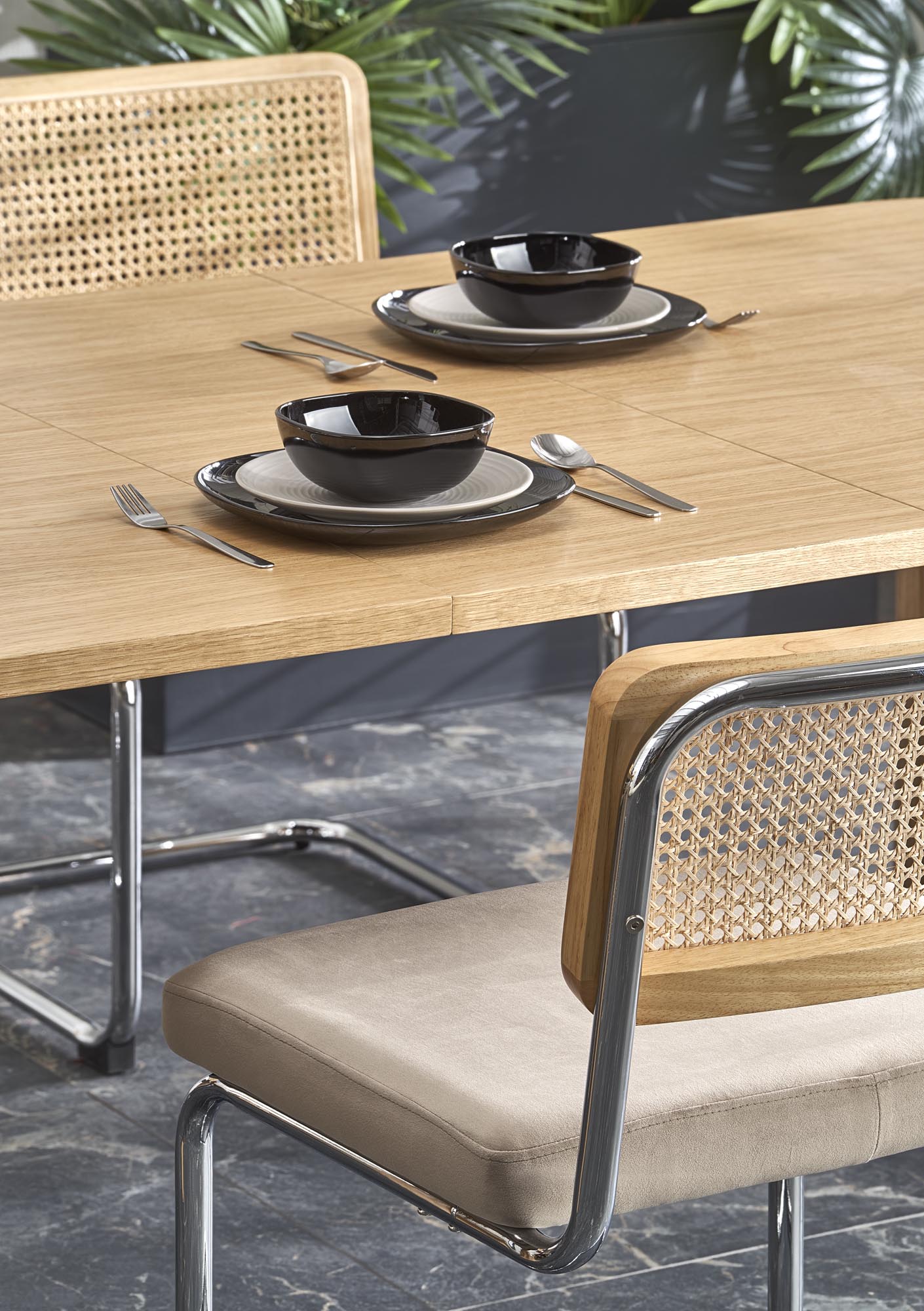 ELEFANTE RECTANGLE extension table, natural oak - Image 14