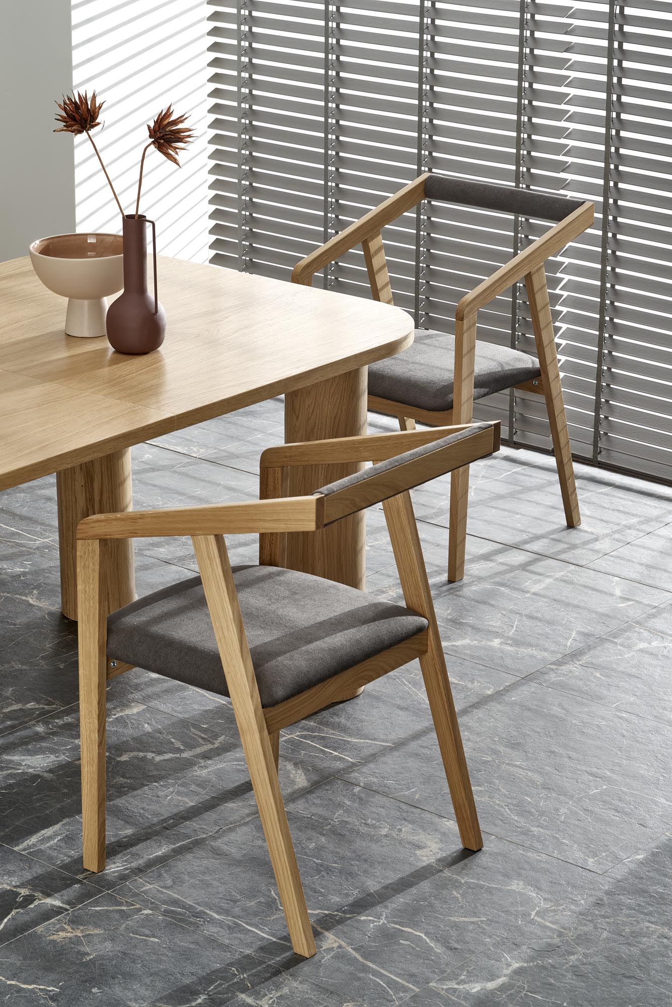 ELEFANTE RECTANGLE extension table, natural oak - Image 18